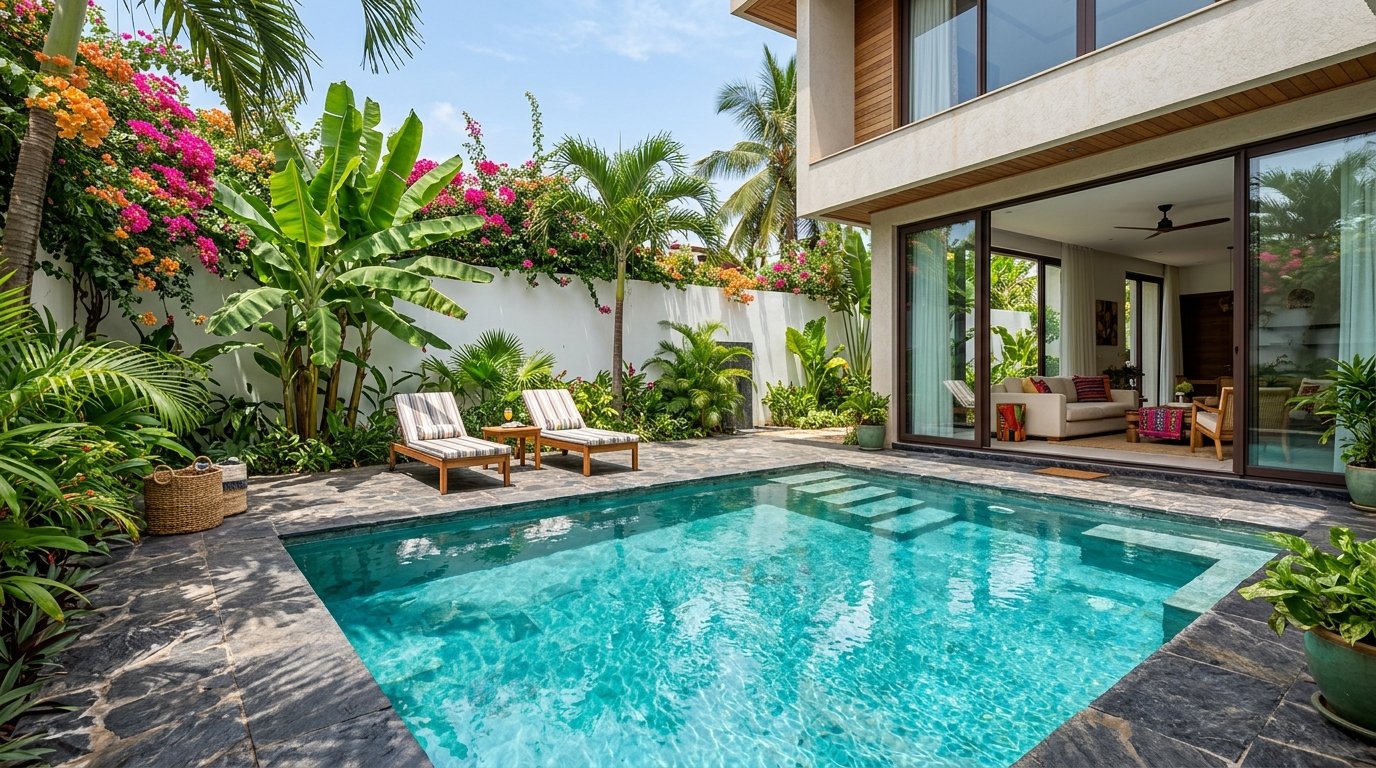 Sunlit Villa with Pool in East Legon